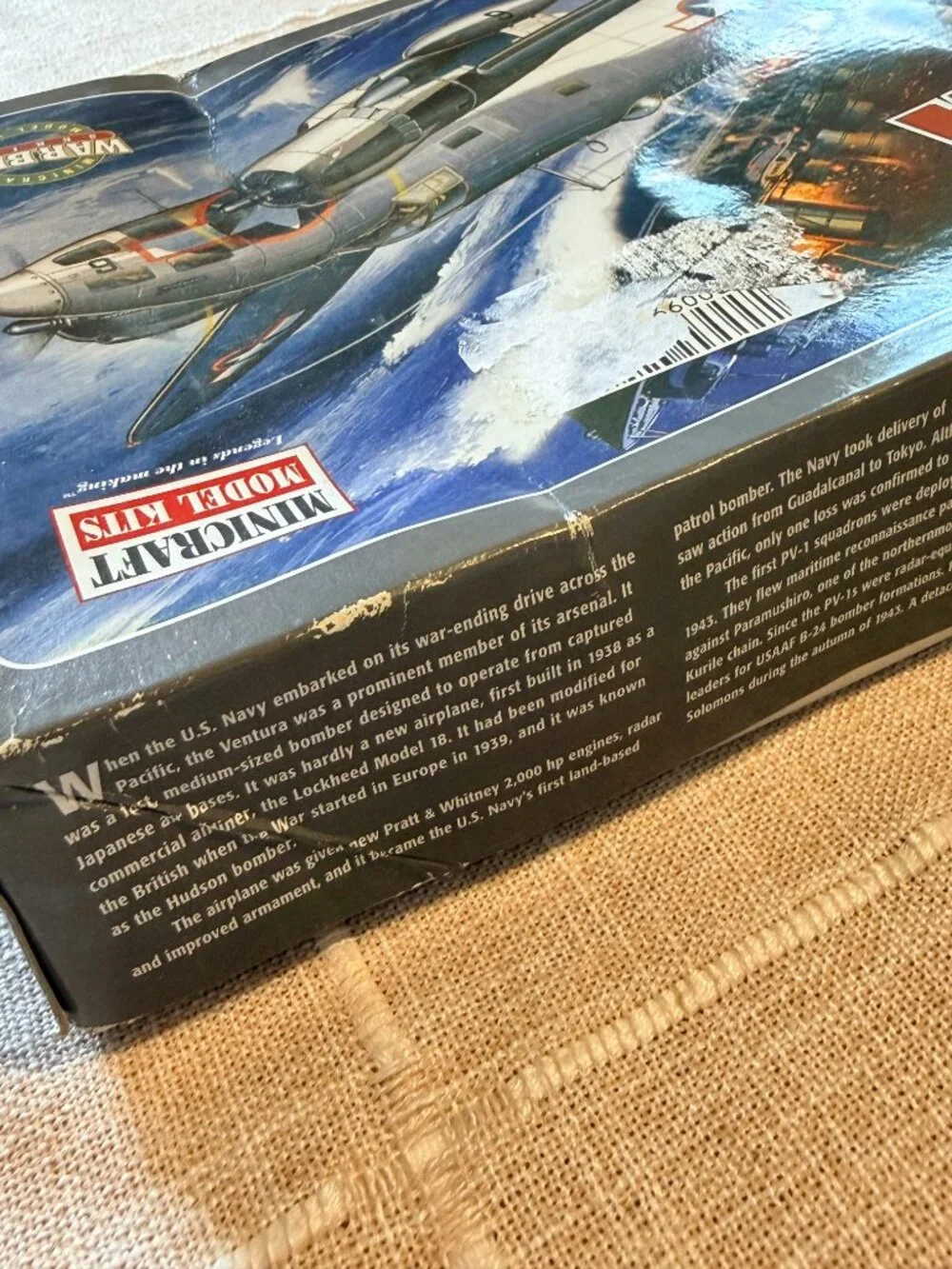 Vintage Toy Academy Ventura Minicraft 1_72 Scale Early Version Vega PV-1
